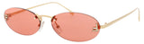 FENDI FE4075US Frame SHINY ENDURA GOLD Lens BROWN TINT