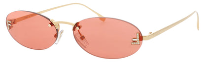 FENDI FE4075US Frame SHINY ENDURA GOLD Lens BROWN TINT