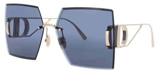 DIOR CD40101U Frame SHINY GOLD DH  Lens BLUE TINT