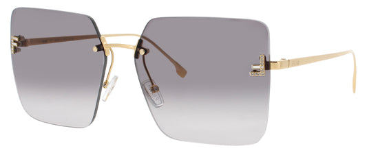 FENDI FE4082US Frame SHINY ENDURA GOLD Lens SMOKE GRADIENT