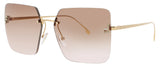 FENDI FE4082US Frame SHINY ENDURA GOLD Lens BROWN GRADIENT