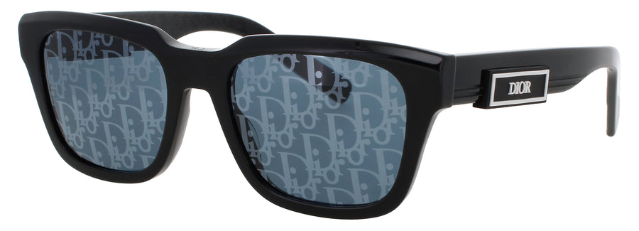 DIOR DIORB23 Frame SHINY BLACK  Lens BLUE MIRROR