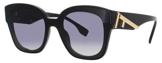 FENDI FE40098I Frame SHINY BLACK   Lens GRADIENT BLUE