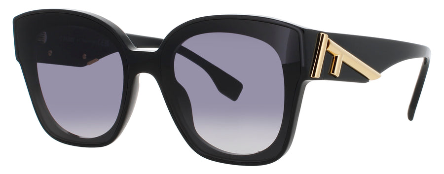 FENDI FE40098I Frame SHINY BLACK   Lens GRADIENT BLUE