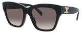 CELINE CL40253I Frame SHINY BLACK  Lens BROWN GRADIENT