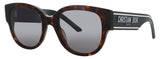 DIOR CD40021U Frame DARK HAVANA  Lens SMOKE POLARIZED