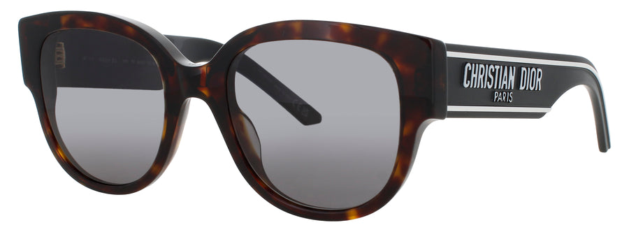 DIOR CD40021U Frame DARK HAVANA  Lens SMOKE POLARIZED