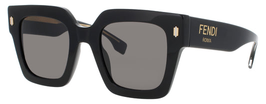 FENDI FE40101I Frame SHINY BLACK  Lens  SMOKE