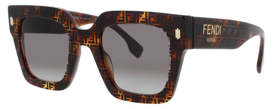 FENDI FE40101I Frame COLOURED HAVANA Lens SMOKE GRADIENT