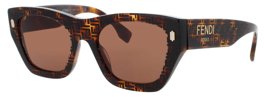 FENDI FE40100I Frame COLOURED HAVANA Lens  BROWN