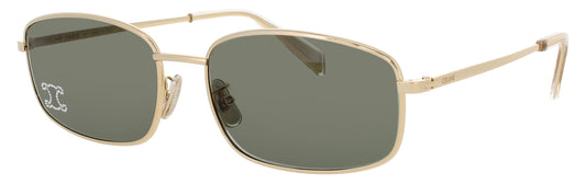 CELINE CL40285U Frame SHINY GOLD  Lens GREEN