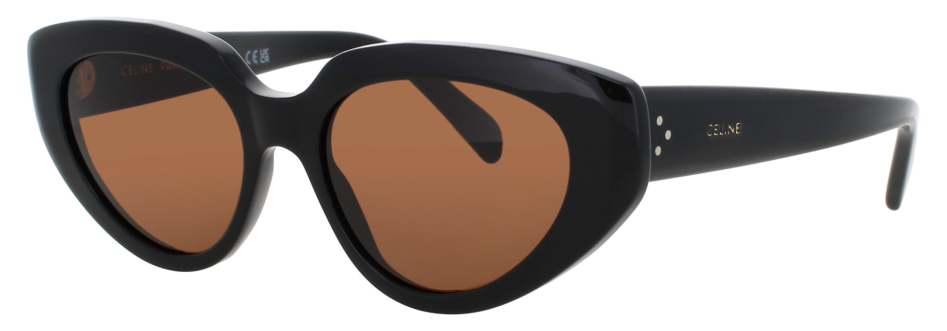 CELINE CL40286I Frame SHINY BLACK   Lens BROWN