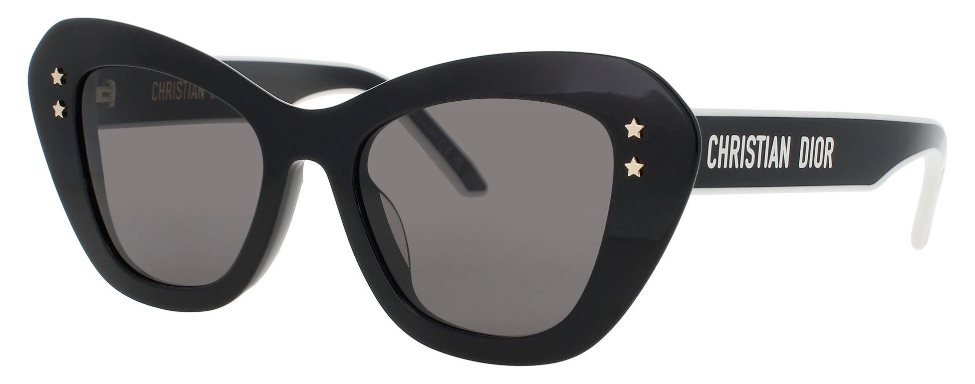 DIOR CD40163U Frame SHINY BLACK  Lens  SMOKE