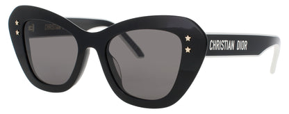 DIOR CD40163U Frame SHINY BLACK  Lens  SMOKE