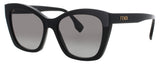FENDI FE40151I Frame SHINY BLACK   Lens GRADIENT SMOKE