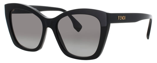 FENDI FE40151I Frame SHINY BLACK   Lens GRADIENT SMOKE