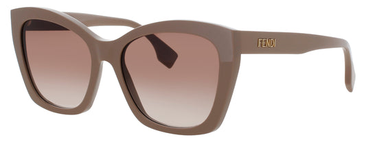FENDI FE40151I Frame SHINY LIGHT BROWN  Lens GRADIENT BROWN