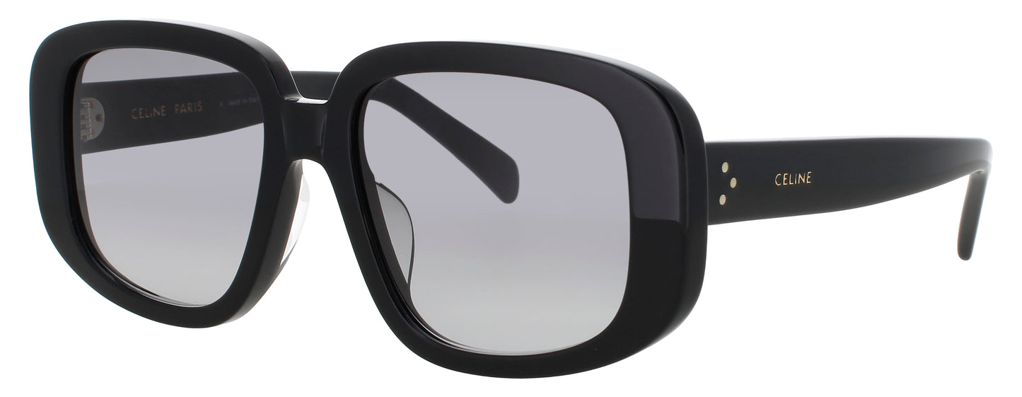 CELINE CL40299U Frame SHINY BLACK   Lens GRADIENT SMOKE