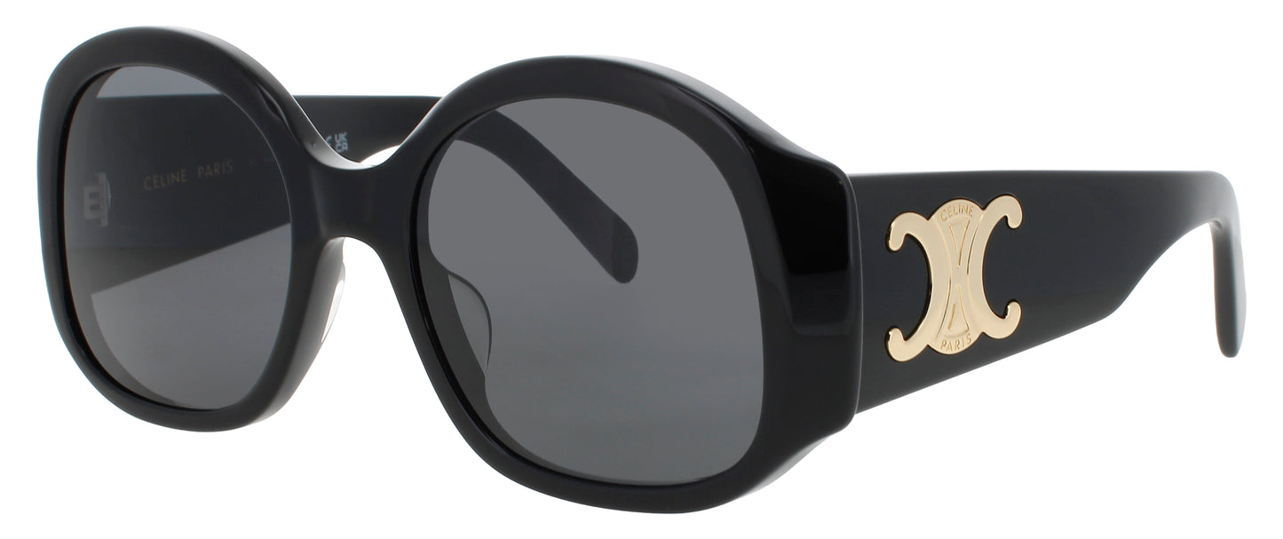 CELINE CL40305U Frame SHINY BLACK  Lens  SMOKE