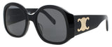 CELINE CL40305U Frame SHINY BLACK  Lens  SMOKE