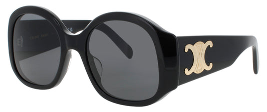 CELINE CL40305U Frame SHINY BLACK  Lens  SMOKE
