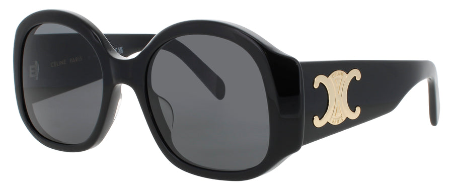 CELINE CL40305U Frame SHINY BLACK  Lens  SMOKE