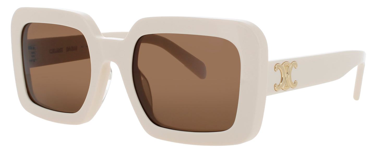 CELINE CL40304U Frame IVORY  Lens BROWN