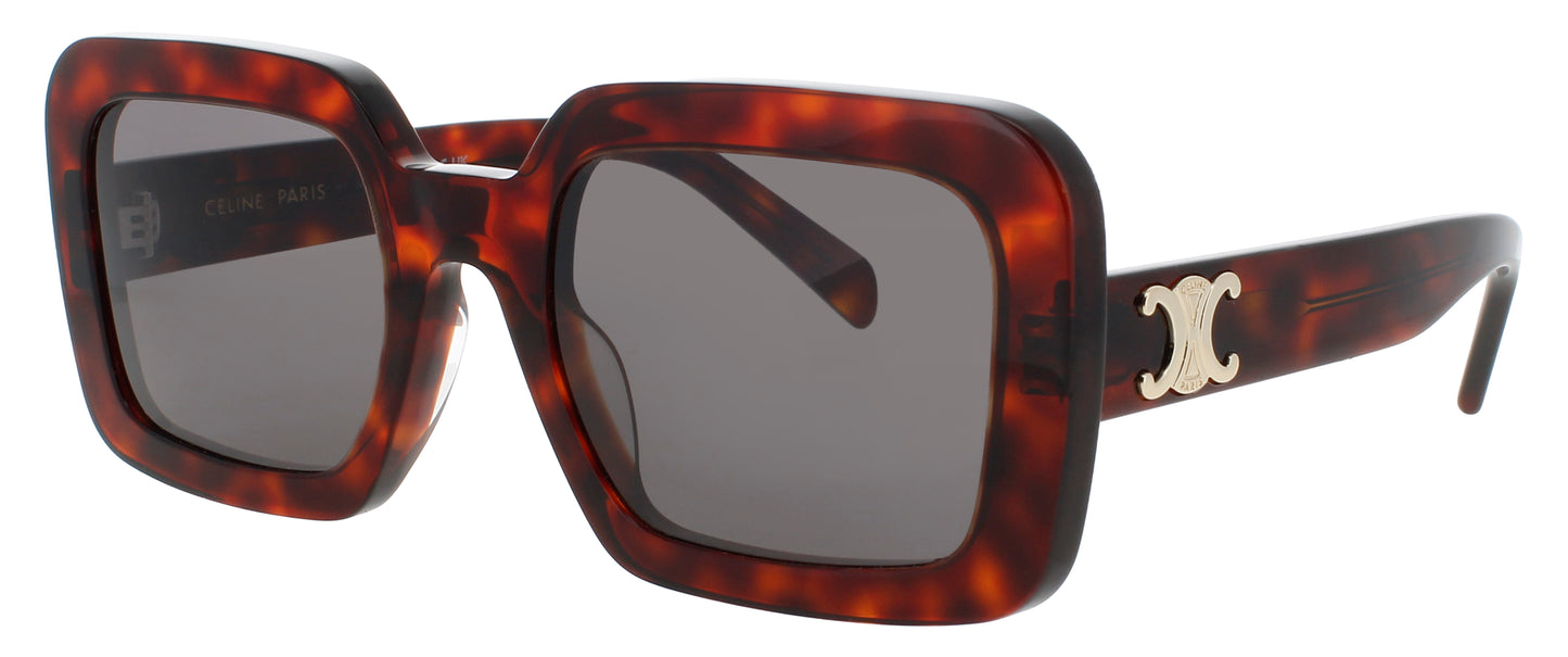 CELINE CL40304U Frame DARK HAVANA Lens  SMOKE