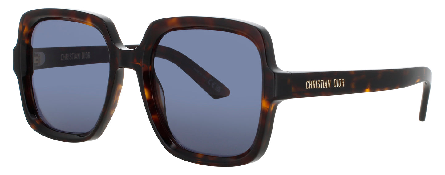 DIOR CD40190I Frame DARK HAVANA  Lens BLUE TINT