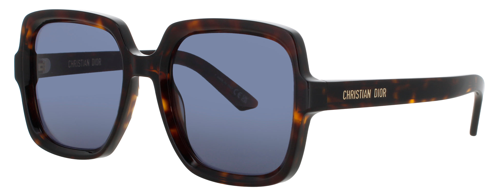 DIOR CD40190I Frame DARK HAVANA  Lens BLUE TINT