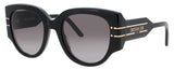 DIOR CD40187I Frame SHINY BLACK  Lens SMOKE GRADIENT