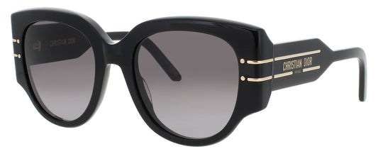 DIOR CD40187I Frame SHINY BLACK  Lens SMOKE GRADIENT