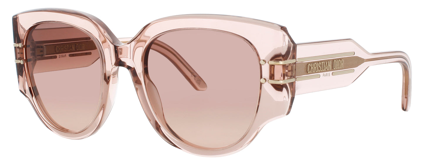 DIOR CD40187I Frame SHINY PINK  Lens GRADIENT ROVIEX