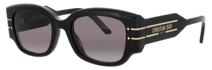 DIOR CD40188I Frame SHINY BLACK   Lens GRADIENT SMOKE