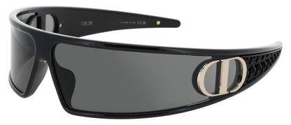 DIOR CD40180U Frame SHINY BLACK   Lens SMOKE