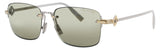 DIOR CD DIAMOND Frame SHINY PALLADIUM Lens GREEN