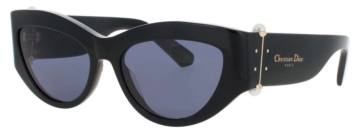 DIOR CD40200I Frame SHINY BLACK  Lens BLUE TINT