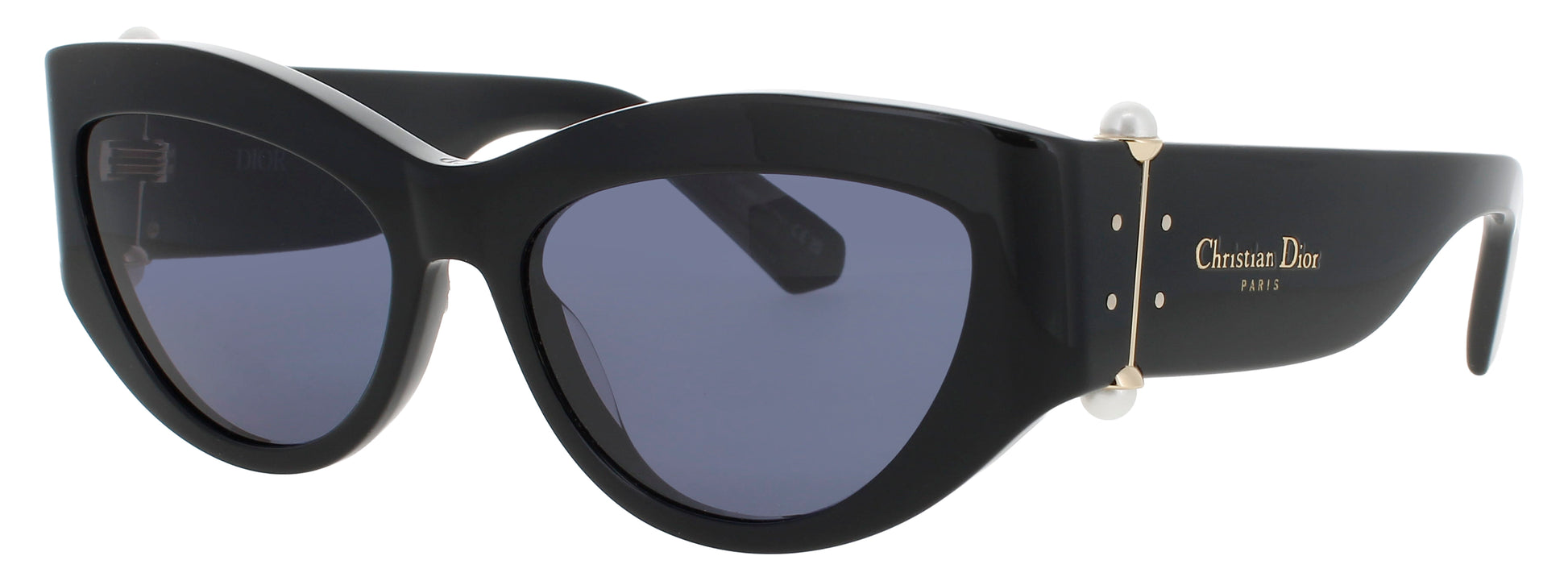 DIOR CD40200I Frame SHINY BLACK  Lens BLUE TINT