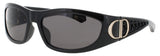 DIOR CD40202I Frame SHINY BLACK  Lens  SMOKE