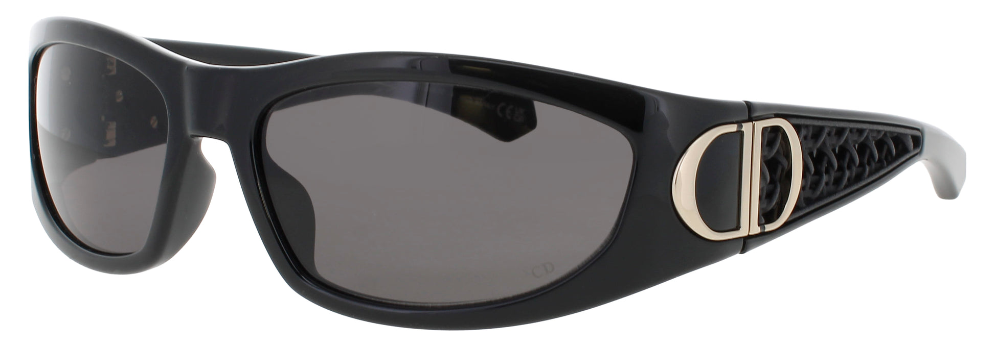 DIOR CD40202I Frame SHINY BLACK  Lens  SMOKE