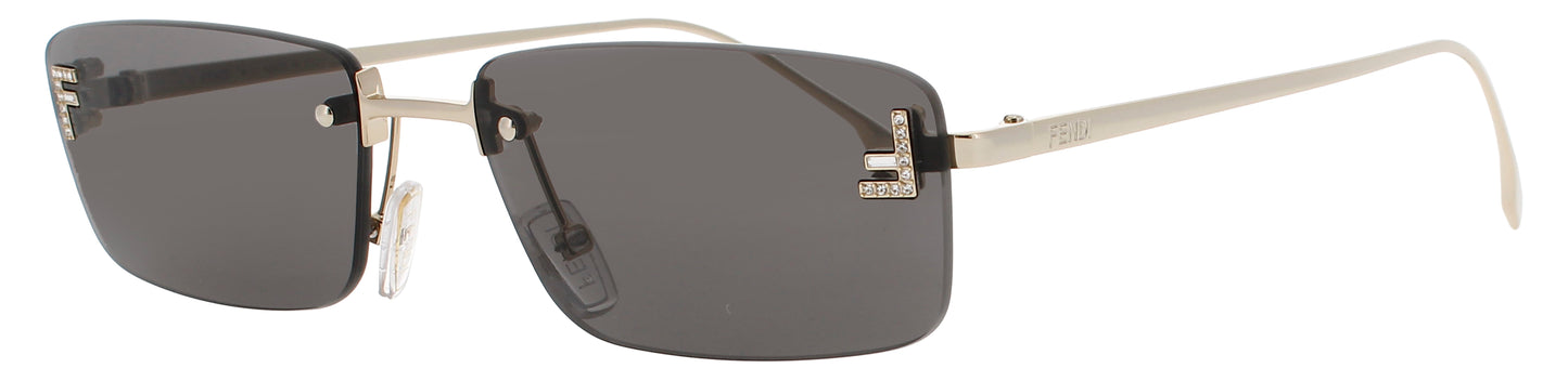 FENDI FE4172US Frame GOLD Lens  SMOKE