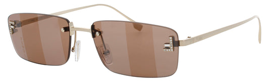 FENDI FE4172US Frame GOLD Lens BROWN MIRROR