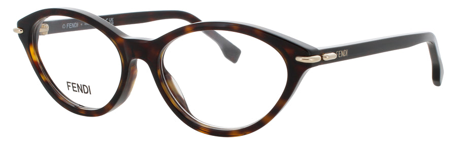 FENDI FE50126I Frame DARK HAVANA Lens DEMO