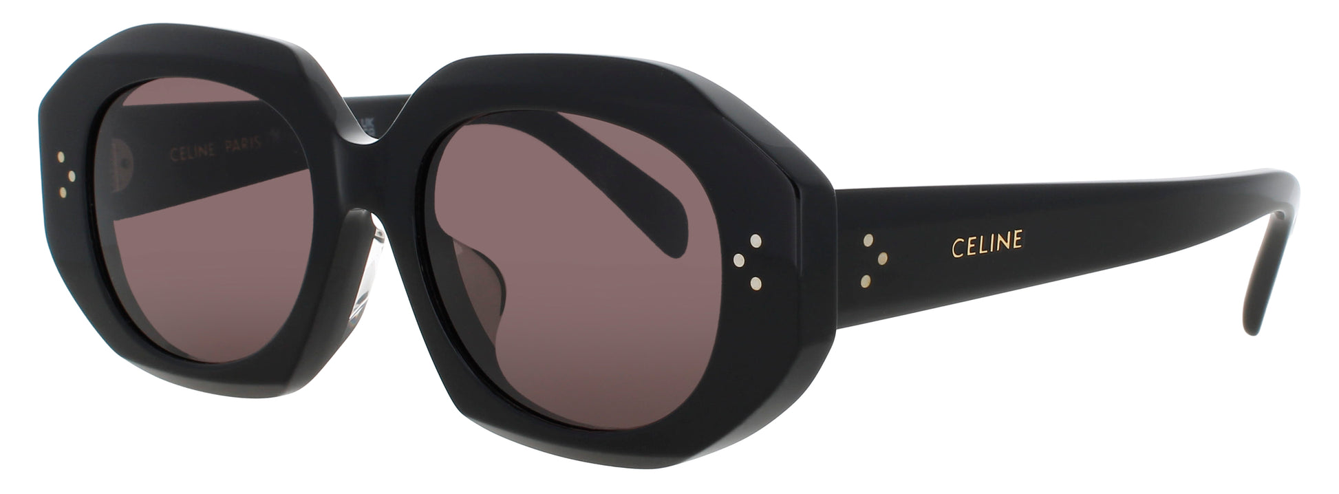 CELINE CL40319F Frame SHINY BLACK   Lens VIOLET TINT