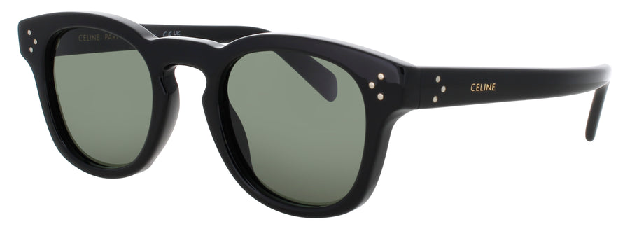 CELINE CL40233I Frame SHINY BLACK  Lens GREEN