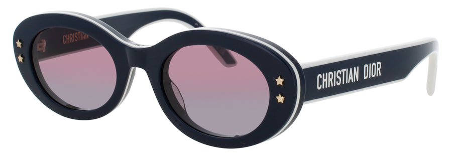 DIOR DIORPACIFIC Frame SHINY BLUE Lens GRADIENT BORDEAUX