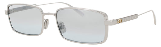 DIOR CD40210U Frame SHINY PALLADIUM  Lens BLUE MIRROR