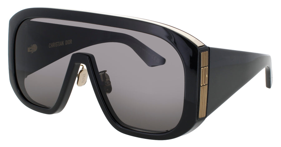 DIOR CD40218U Frame SHINY BLACK   Lens SMOKE