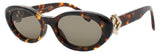 FENDI FE40140U Frame DARK HAVANA Lens GREEN TINT