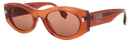 FENDI FE40125I Frame RED/OTHER Lens BROWN TINT